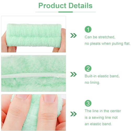 Chanaco Face Wash Headband, Spa Headband, Skincare Headband, Makeup Headband, Wrist Bands for Washing Face, Funny Gifts for Women, Cute Hair Accessories for Girls - Image 7
