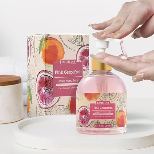 Liquid Hand Soap with Gift Box - Grapefruit - 260ml/ 8.7 fl.oz (Pack of 3) - Image 3