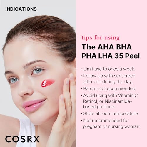 COSRX AHA BHA PHA LHA 35% Peel 1.01 fl. oz / 30 ml, Chemical Exfoliating Peeling Gel for Dull, Rough, Oily Skin with Clogged Pored & Dead Skin Cells, Highly Concentrated, Korean Skin Care - Image 2