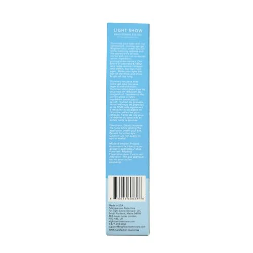 Eight Saints Light Show Brightening Eye Gel, Natural and Organic Anti Aging Cooling Eye Gel to Reduce Puffiness, Wrinkles and Calms Under Eye Skin, 0.5 Ounces - Image 5
