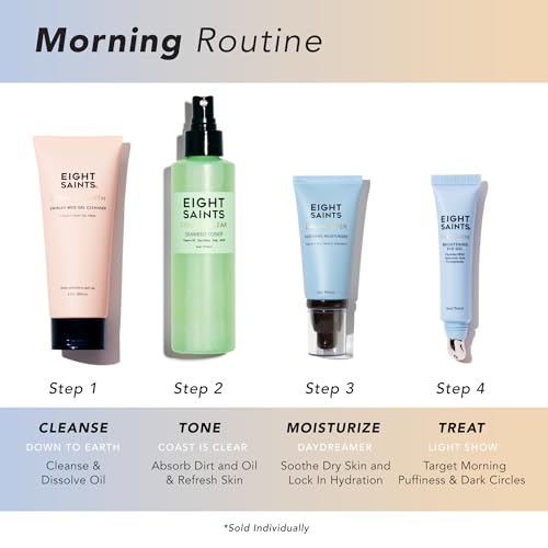 Eight Saints Light Show Brightening Eye Gel, Natural and Organic Anti Aging Cooling Eye Gel to Reduce Puffiness, Wrinkles and Calms Under Eye Skin, 0.5 Ounces - Image 7