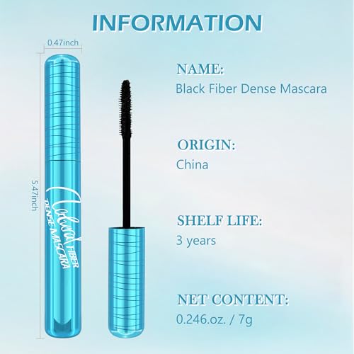 Mascara for Older Women 60 Plus, Waterproof Volumizing Mascara for Seniors with Thinning Lashes, Smudge-proof Long Lasting Mascara Black Volume and Length for Sensitive Eyes, Hypoallergenic Mascara - Image 7