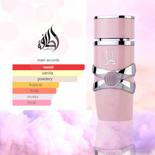 Lattafa Yara for Women Eau de Parfum Spray, 3.4 Ounce (Pack of 3) - Image 3
