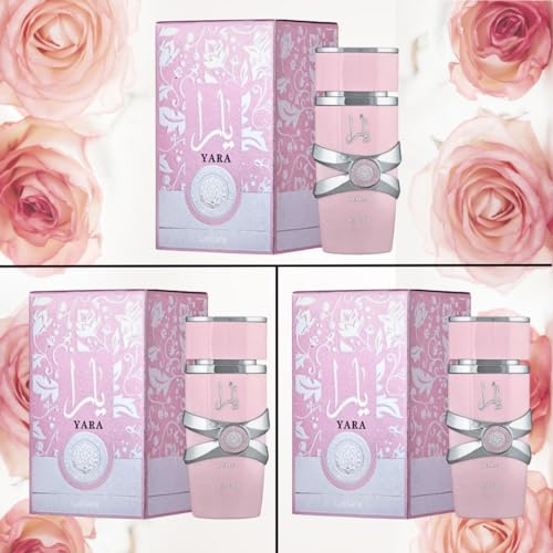 Lattafa Yara for Women Eau de Parfum Spray, 3.4 Ounce (Pack of 3) - Image 4