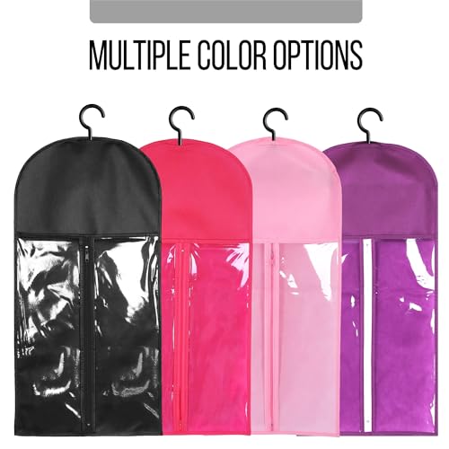 3PCS wig Hanger Hair Extension Holder Wig Storage for Multiple Wigs Bags Storage with Hanger Wig Holder Dust-proof Hair Extension Storage with Hook hair extensions, wigs & accessories (Black) - Image 6
