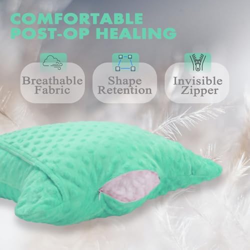 Hysterectomy Pillow with Pocket, Hysterectomy Recovery Abdominal Pillow, Post Surgery Pillow for Abdomen, C-Section Recovery Pillow, Mastectomy, Tummy Tuck, Hernia, Abdominal Surgery Must Haves - Image 2