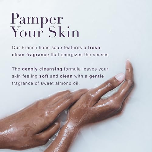 A LA MAISON French Liquid Hand Soap Refill, Rosemary Mint - Natural Hand Wash Made with Essential Oils - Biodegradable, Plant-Based, Vegan, Cruelty-Free, Alcohol & Paraben Free (33.8 oz, 2 Pack) - Image 4
