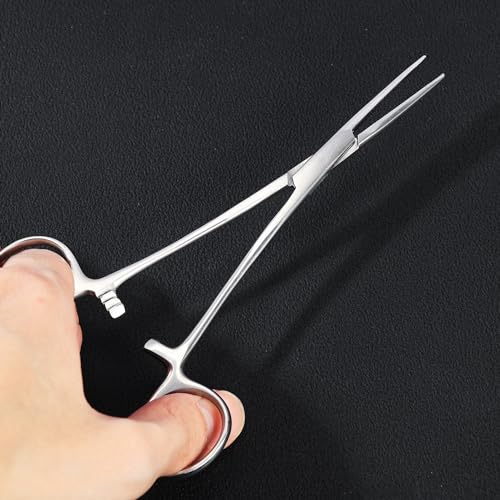 Hemostats Piercing Clamps Ear Nose Septum Piercing Piercing Tool for All Piercings 316L Stainless Steel Ear Lip Nose Belly Navel Tongue Body Piercing Kit - Image 4