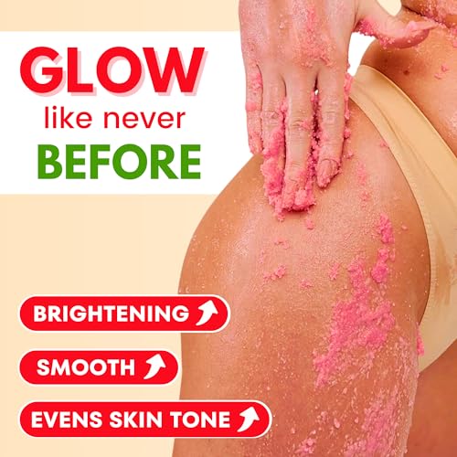 Bikini Area Exfoliator, 2% Kojic Acid Vitamin C & 7% AHA/BHA Even Skin Tone & Ingrown Hair - Underarm Scrub - Radian, Smoothe & Soften Body Scrub - Image 3