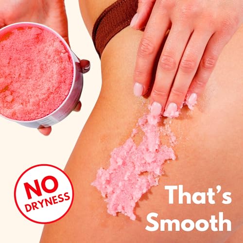 Bikini Area Exfoliator, 2% Kojic Acid Vitamin C & 7% AHA/BHA Even Skin Tone & Ingrown Hair - Underarm Scrub - Radian, Smoothe & Soften Body Scrub - Image 6