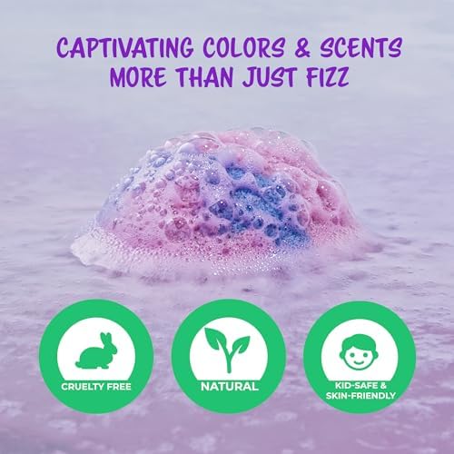 COSMETICS STORIES-Superhero Bath Bombs for Kids with Surprise Inside - Organic, Gentle, and Mess-Free Bath Time Fun for Kids - Vibrant Colors and Amazing Scents - Amazing Gift for Superhero Fans - Image 3