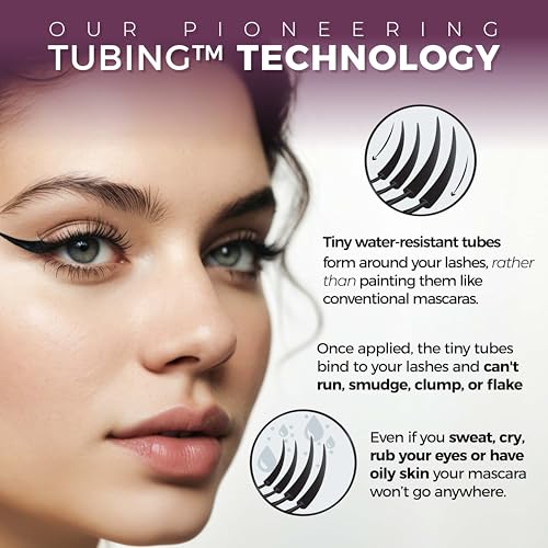 Blinc UltraVolume Tubing Mascara, Volumizing, Lengthening and Curling Mascara, Ultra-Longwearing Washable Mascara, Clean, Vegan and Cruelty-Free - Image 7