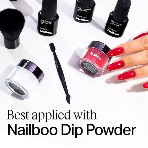 Nailboo Dip Powder Liquid Set, Top Coat, Base Coat & Activator, DIY At Home Manicure, No UV Lamp Needed, For Beginners & Professionals, 0.5 Fl Oz (3 Pack) - Image 6