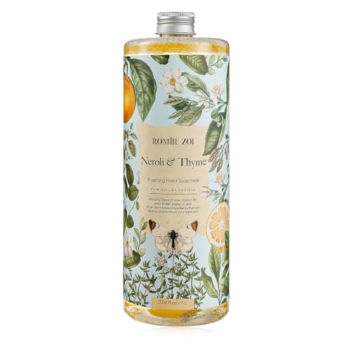 Foaming Hand Soap Refill, Neroli & Thyme, Gentle & Moisturizing Formula, 1 L/ 33.8 FL OZ