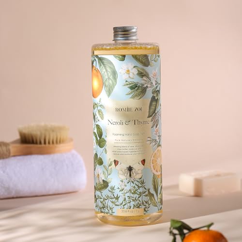 Foaming Hand Soap Refill, Neroli & Thyme, Gentle & Moisturizing Formula, 1 L/ 33.8 FL OZ - Image 3