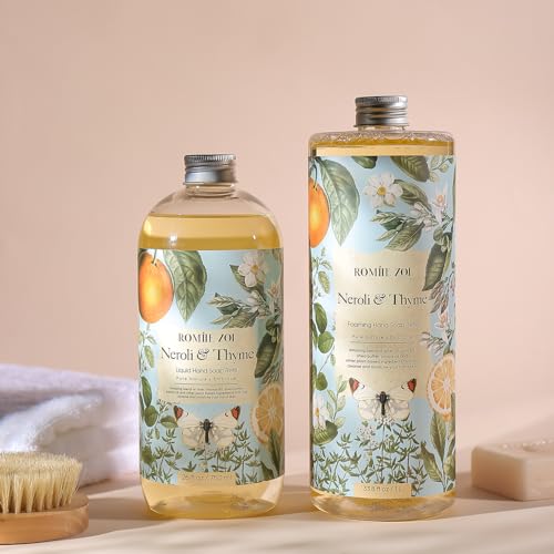 Foaming Hand Soap Refill, Neroli & Thyme, Gentle & Moisturizing Formula, 1 L/ 33.8 FL OZ - Image 5