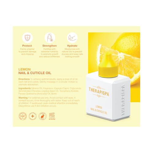 Professional Nail & Cuticle Oil, 2.0 fl oz - Nourished with Jojoba, Avocado, Vitamin E, and Biotin (B7) for Superior Hydration, Repair, Revitalization, and Strengthening (Lemon) - Image 8
