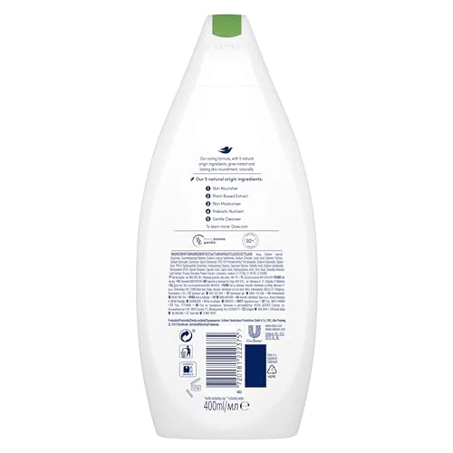 Unilever Dove Care By Nature Awakening Shower Gel, Body wash with Green Tea and Flowers Extract, Natural Origin Ingredients, Clean, Soften, Hydrate Skin, Plant-Based Moisturizers 400ml (13.5 fl oz) - Image 2
