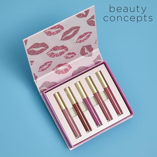 Beauty Concepts Lip Gloss Collection – Shimmering, Glossy Lip Makeup Set for a Radiant Finish, Pretty Pink - Image 8