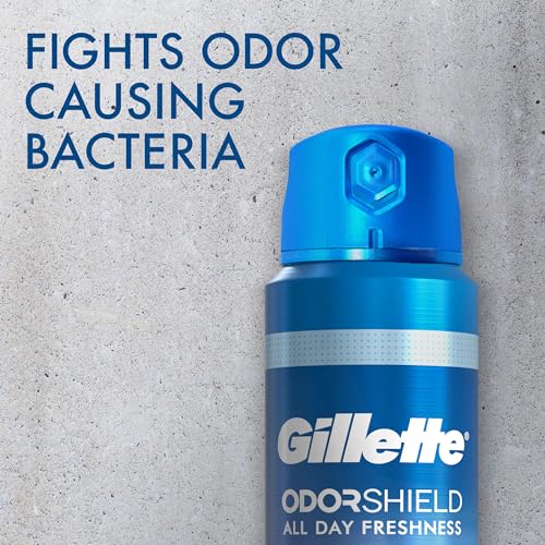 Gillette Aluminum Free Deodorant for Men, Dry Spray, Glacier Water, 4.3oz (Pack of 3) - Image 5