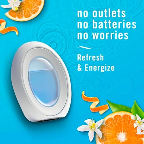 Febreze Small Spaces Air Freshener, Odor-Fighting, Plug In Alternative, Air Fresheners for Home and Bathroom and Kitchen, Closet Air Fresheners, Refresh & Energize Scent, 4 Count - Image 4