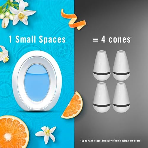 Febreze Small Spaces Air Freshener, Odor-Fighting, Plug In Alternative, Air Fresheners for Home and Bathroom and Kitchen, Closet Air Fresheners, Refresh & Energize Scent, 4 Count - Image 5