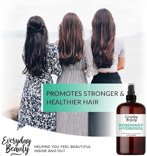 Rosemary Water for Hair - Refreshing Spray for Hair, Scalp, and Face - Alcohol Free, Vegan & All Natural - Nourishing and Soothing for All Hair Types and Skin - 16 Fl Oz with Mist Cap - Image 7