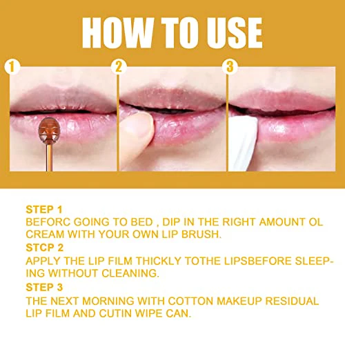 4 Pcs Lip Balm Honey Pot, Honey & Strawberry Moisturizing Lip Mask Reduces Lip Lines, Prevention Dry and Cracked Lip Scrubs Exfoliator.(Honey & Strawberry) - Image 8