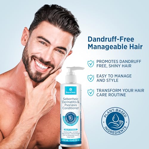 Roycederm Seborrheic Dermatitis Psoriasis Conditioner: Scalp Treatment for Folliculitis Psoriasis Dry Itchy Scalp Oily Hair - Dandruff Conditioner for Healthy Hair - Image 6