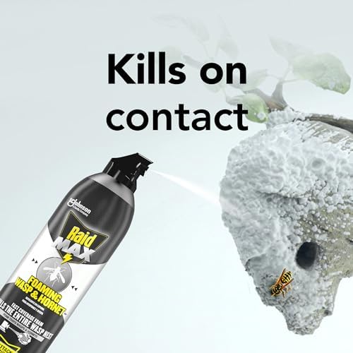 Raid Max Foaming Wasp & Hornet Killer, Fast Coverage Foam, Bug Killer Kills The Entire Nest, 16.5 oz - Image 6
