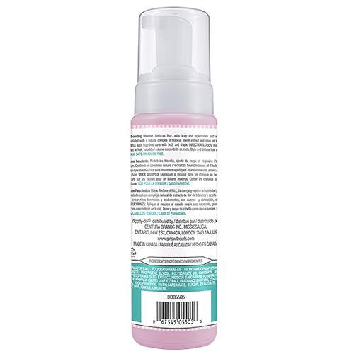 Dippity Do Girls with Curls Curl Enhancing Mousse - Lightweight 3-in-1 Defining Mousse for Curly and Wavy Hair - Hibiscus and Olive Oil for Frizz Free and Bouncy Curls - 200 mL/6.7 fl oz - 2 Pack - Image 4