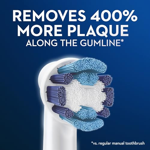 Oral-B Precision Clean Replacement Brush Heads for an Oral-B Electric Toothbrush, Pack of 6 - Image 5