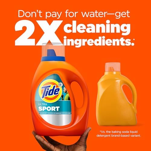 Tide Plus Febreze Sport Odor Defense HE Turbo Clean Liquid Laundry Detergent, 149 fl oz, 106 loads - Image 6