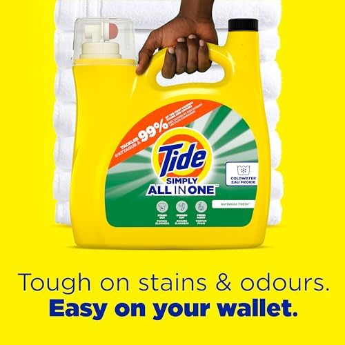 Tide Simply Liquid Laundry Detergent, Daybreak Fresh, 168 oz, 128 Loads - Image 5