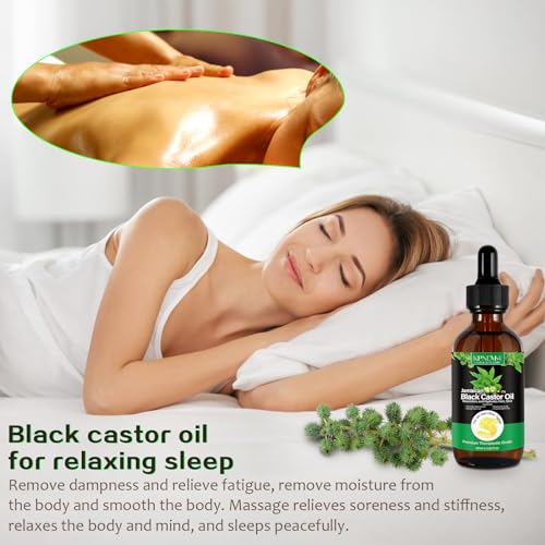 Jamaican Black Castor Oil for Hair Growth, 2 Packs Multipurpose Cold Pressed 100% Natural Castor Oil Organic for Hair and Skin Care - Image 4