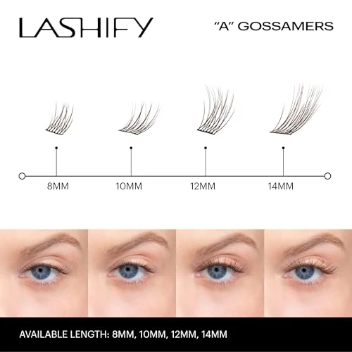 Lashify Amplify 10mm Gossamer Eyelash Extensions Refill, Minx Color, DIY False Lashes for a Natural Look - Image 4