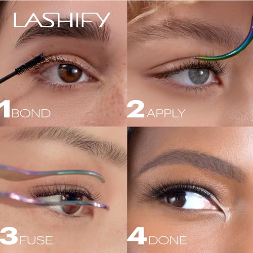 Lashify Amplify 10mm Gossamer Eyelash Extensions Refill, Minx Color, DIY False Lashes for a Natural Look - Image 5
