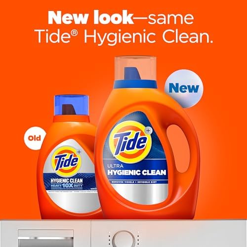 Tide Hygienic Clean Heavy 10x Duty Liquid Laundry Detergent, HE Compatible, Original Scent, 105 fl oz, 74 loads - Image 2