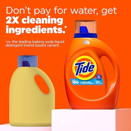 Tide Liquid Laundry Detergent, HE Compatible, Clean Breeze Scent, 113 loads, 149 fl oz - Image 5