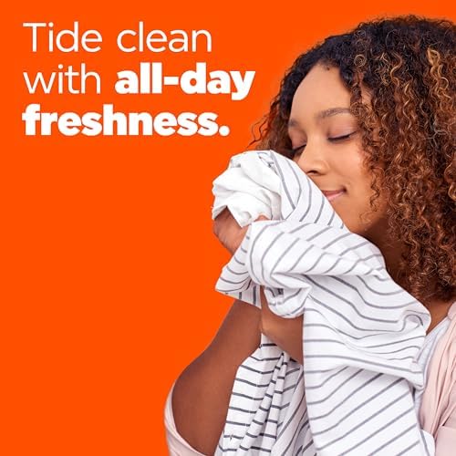 Tide Plus Febreze Freshness HE Turbo Clean Liquid Laundry Detergent, Spring & Renewal Scent, 105 fl oz, 74 loads (Packaging may vary) - Image 3