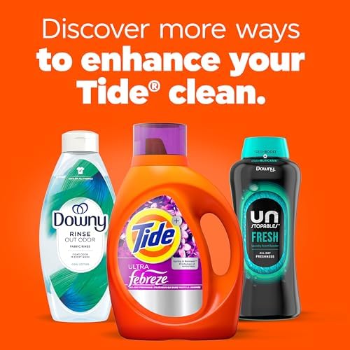 Tide Plus Febreze Freshness HE Turbo Clean Liquid Laundry Detergent, Spring & Renewal Scent, 105 fl oz, 74 loads (Packaging may vary) - Image 9