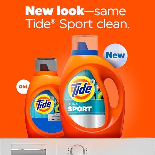 Tide Plus Febreze Sport Odor Defense HE Turbo Clean Liquid Laundry Detergent, 105 fl oz, 74 loads - Image 2