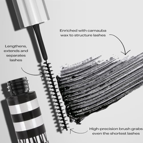 Annabelle Skinny Mascara, Black, Award-Winning Mascara, New Eco-Friendly Packaging, Ultimate Length & Definition, Microscopic & Ultra-Precise Brush, Hypoallergenic, 0.13 fl oz - Image 4