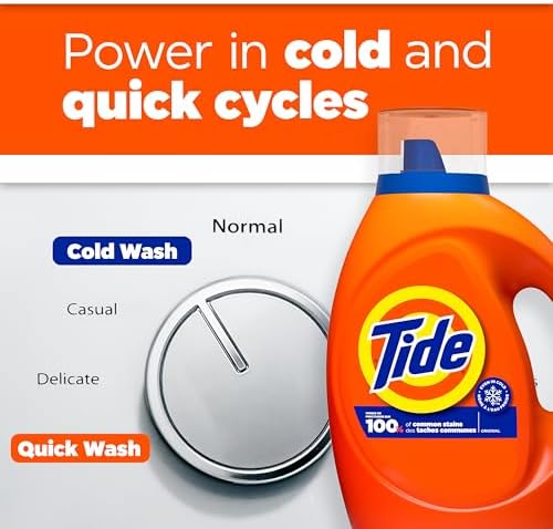 Tide Liquid Laundry Detergent, HE Compatible, Original Scent, 80 loads, 105 fl oz - Image 7