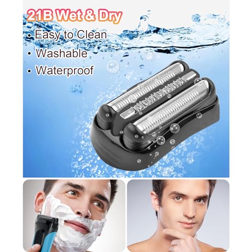 2 Pack Series 3 21B Replacement Head Compatible with Braun S3 21b 3010s, 3040s,5409,etc - Image 3