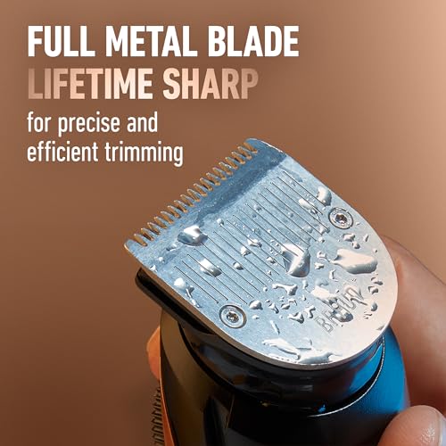King C. Gillette Beard Trimmer PRO, 40 Length Settings, Cordless Design, Holiday Gifts for Men, 1 Trimmer, 1 Brush, 2 Combs, 1 Charger and 1 Zip Pouch - Image 6