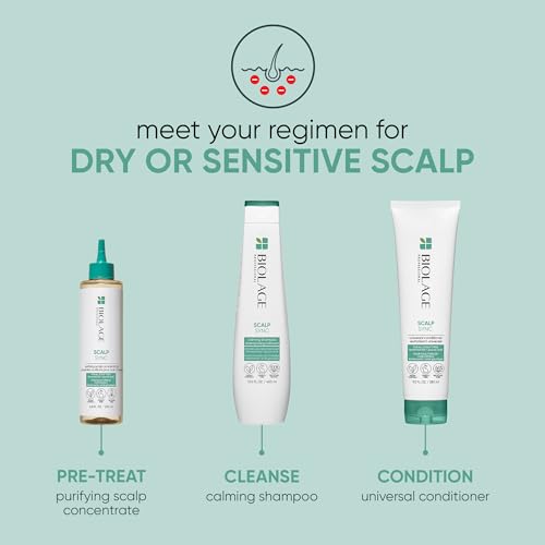 Biolage Scalp Sync Calming Shampoo - Calms & Hydrates Dry or Irritated Scalp, Paraben & Silicone Free, Vegan & Cruelty Free - Image 6
