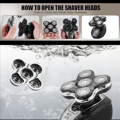 Shaver Replacement Head Compatible withRemington Balder Pro Head Shaver ModelSPR-XR7000,Sharp and Fresh Flexible StainlessSteel Replacement Blades.(3pack) - Image 4