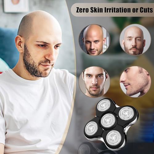 Shaver Replacement Head Compatible withRemington Balder Pro Head Shaver ModelSPR-XR7000,Sharp and Fresh Flexible StainlessSteel Replacement Blades.(3pack) - Image 5