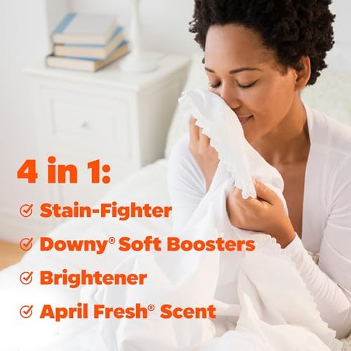 Tide Power PODs 2-in-1 Laundry Detergent Pods with Downy Soft Boosters, Lasting Freshness with April Fresh Scent, 63 Count - Image 5